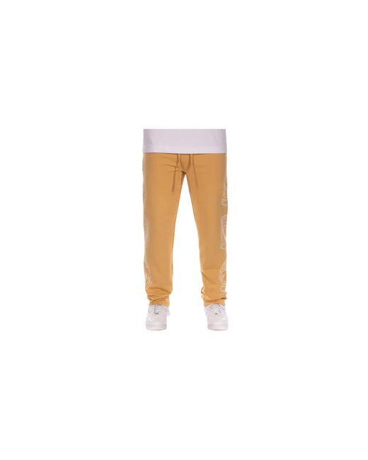 BBCICECREAM Black Helmet Line Sweatpants "Curry" 841 8108 Curry" for men