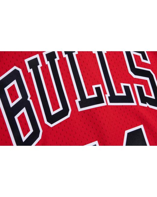 Mitchell & Ness Red Swingman Jersey "Nba Chicago Bulls Horace Grant 1990-91" Smjy3255 Cbu90Hgtscar" for men