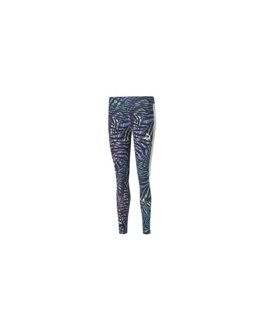 PUMA Black Neon Safari Legging "Byzantium" 599635 17"