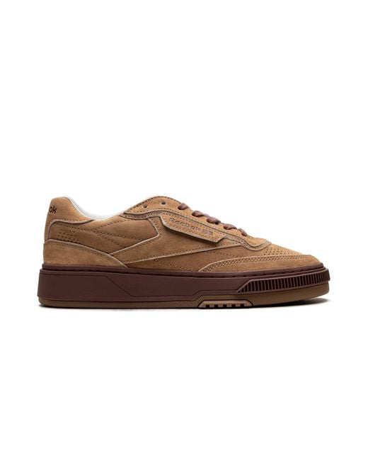 Reebok Brown Club C Ltd Low "Rust Edge Suede" Rmia04Dc99Lea00I2061" for men