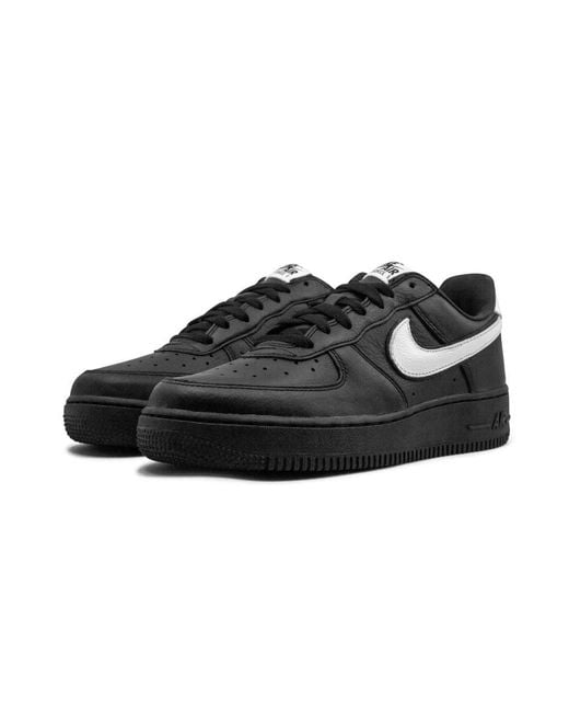Nike Black Air Force 1 Low Retro Qs Shoes