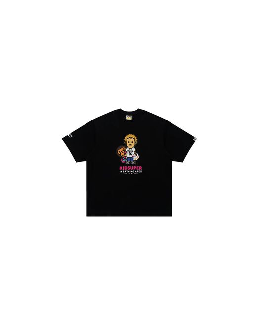 A Bathing Ape Black Milo Tee "Kidsuper for men