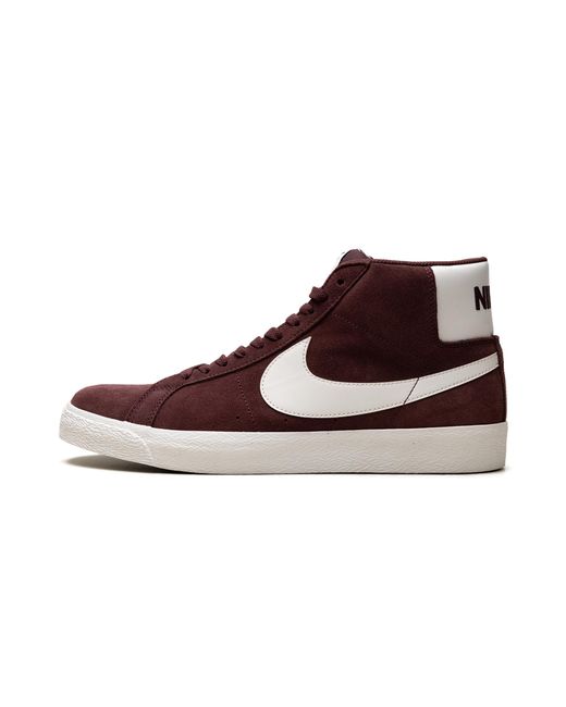 Nike Purple Zoom Blazer Mid Sb "Burgundy" Fd0731 600" for men