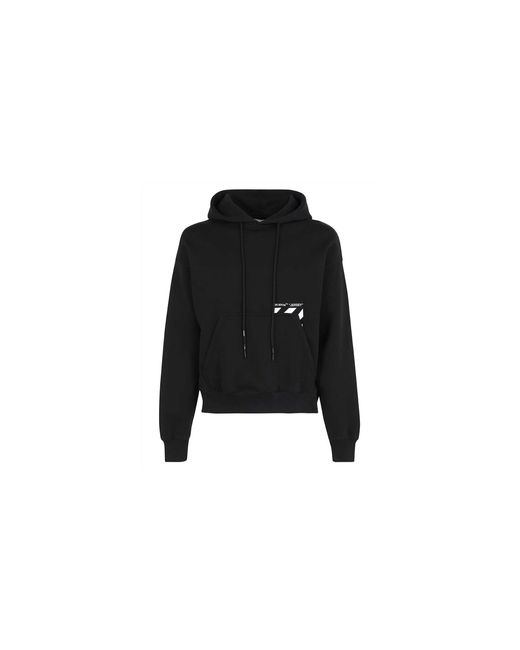 Off-White c/o Virgil Abloh Black Diagonal Pocket Skate Hoodie Qymsp8Qc" for men