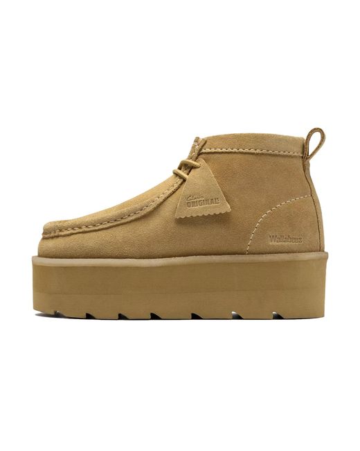 Clarks Natural Meare Wallabee "Maple Suede" 26183805"