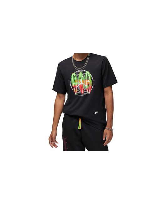 Nike Black Air Flight Mvp T-Shirt Dr1411 011" for men