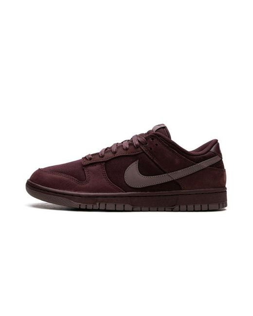 Nike Brown Dunk Low "Burgundy Crush" Shoes