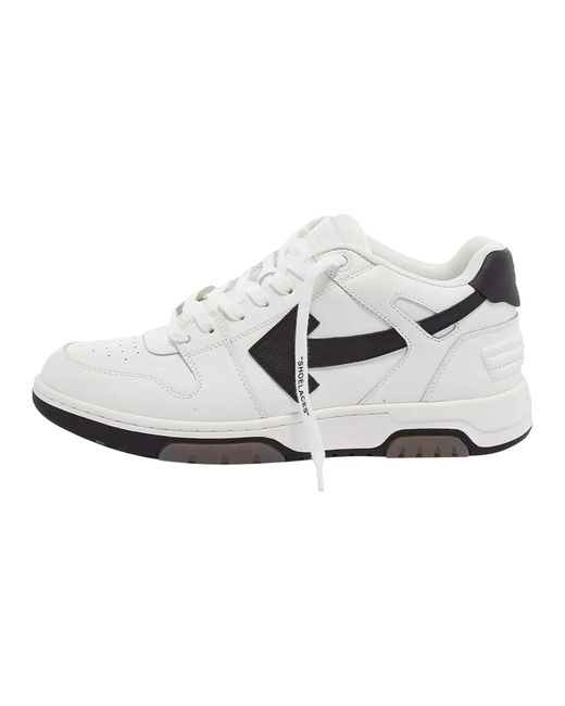 Off-White c/o Virgil Abloh Black Out Of Office Sneakers Omia189C99Lea0010 110" for men