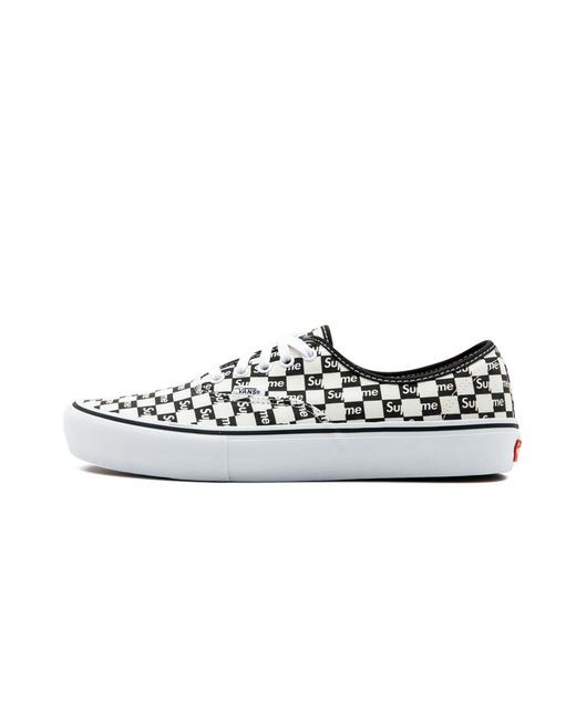 Vans Black Authentic Pro "Checkered" Vn000Q0Djlw" for men
