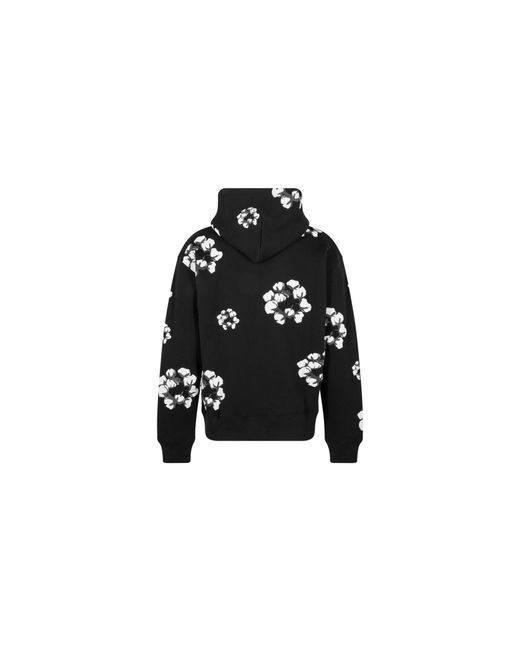 DENIM TEARS Black Cactus Tears Wreath Hoodie Dt042" for men
