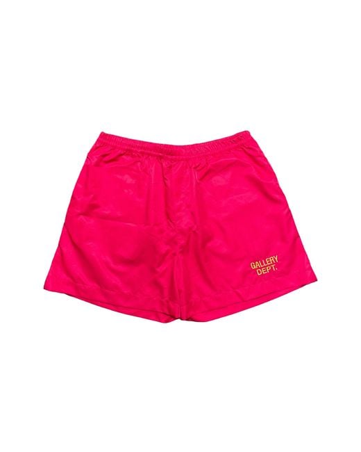 GALLERY DEPT. Pink Zuma Shorts "Hibiscus" Gd118" for men