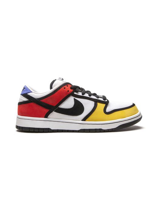 Nike Black Dunk Low Pro Sb "Piet Mondrian" 304292 702" for men