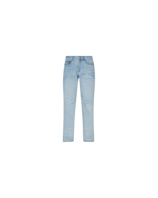 Amiri Black Mx1 Bandana Jacquard Patch Jeans "Sky" Amdnsy1044 854" for men