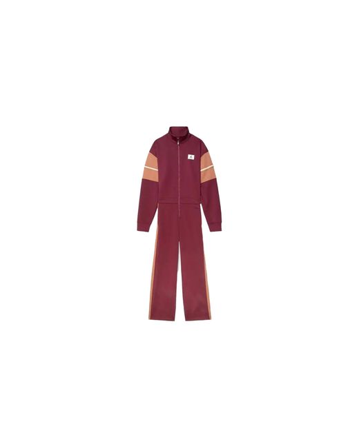 Nike Red Air Flight Heritage Flight Suit "Cherrywood Mineral Clay" Dq4629 645"