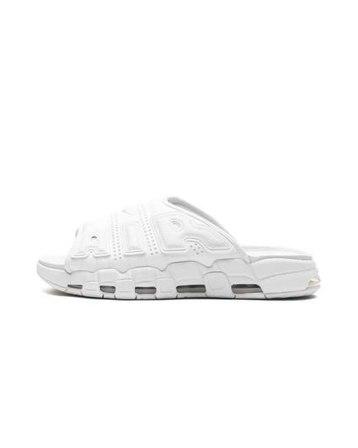 Nike Black More Uptempo Slide "Triple" Fd9884 101" for men