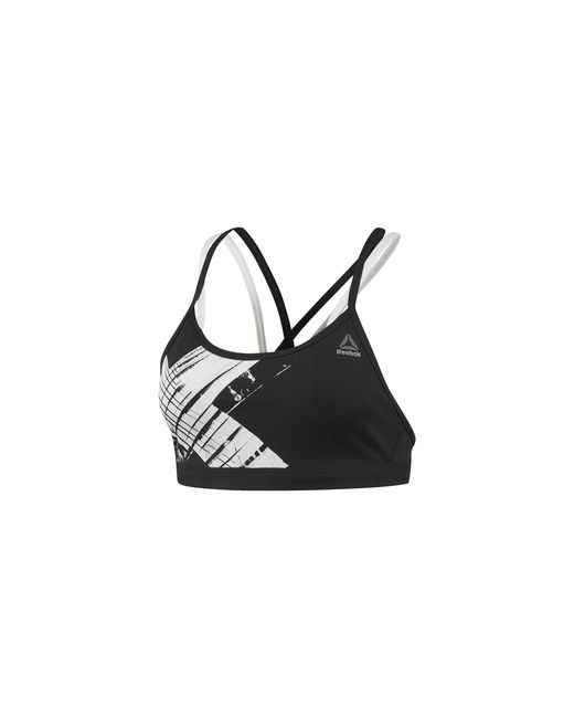 Reebok Black Crossfit Strappy Bra Bq9490"
