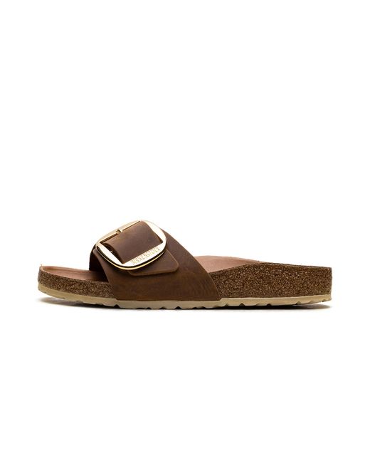 Birkenstock Black Madrid Big Buckle "Cognac" 1006525"