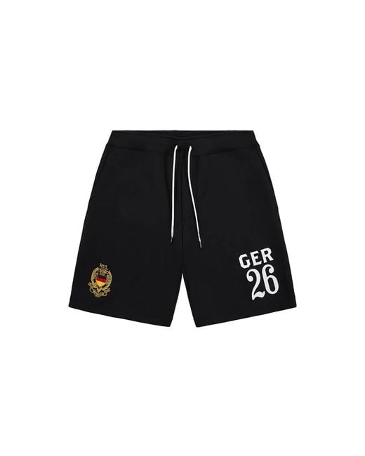 Polo Ralph Lauren Black Double-Knit Tech Short "Germany" 710B20860001" for men