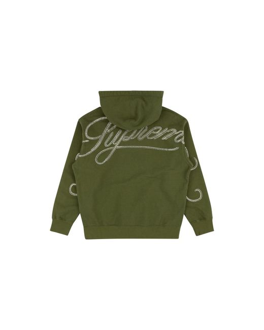 supreme rhinestone hoodie