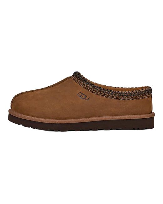 Ugg Brown Tasman Ii Nubuck Slipper "Dark Chestnut" 1175070 Dkc" for men
