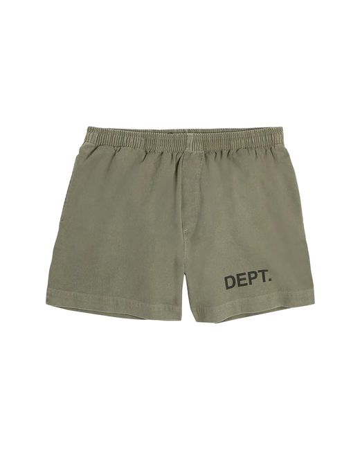 GALLERY DEPT. Green Dept Logo Zuma Shorts & Gd333" for men