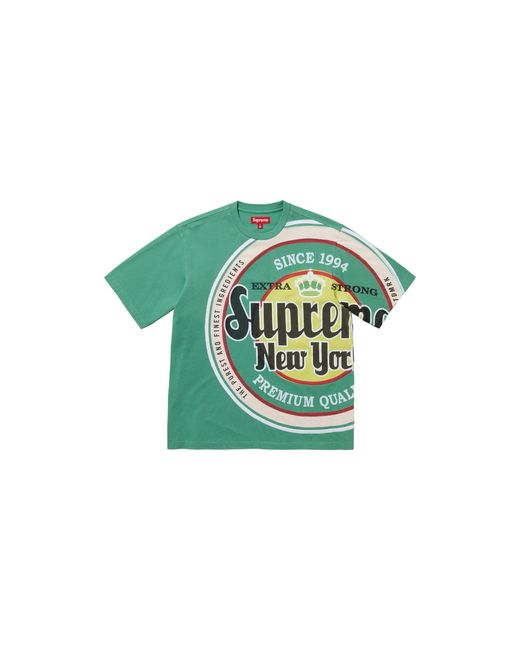 Supreme Green Lager S/S Top "Ss25