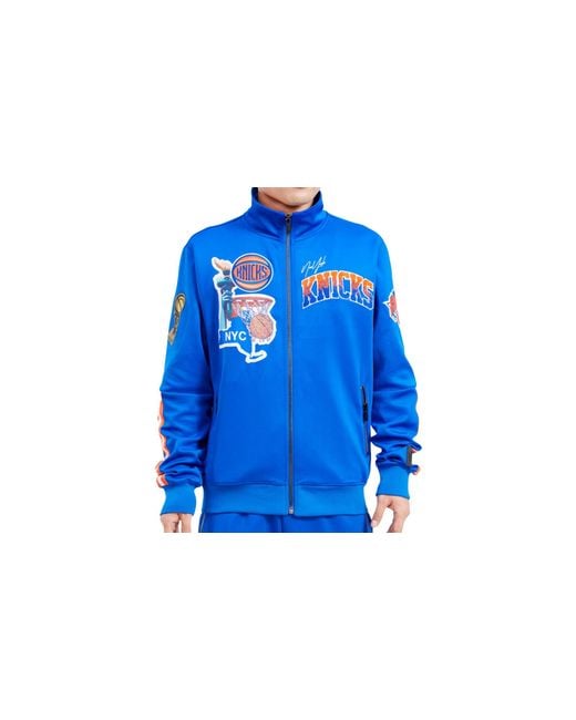 Pro Standard Blue New York Knicks Home Town Royal Track Jacket Bnk654359 Ryb" for men