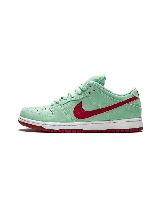 Nike Green Dunk Low Pro Sb 'mint Red' - Size 10 for men