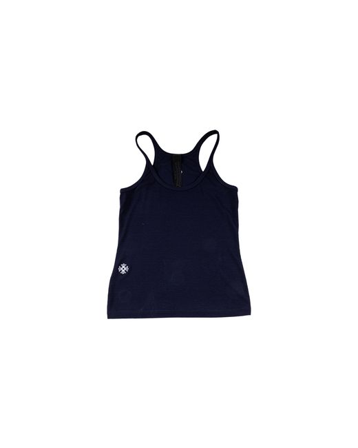 Chrome Hearts Blue Bad Seed Ch Embroidered Mini Rib Tank Top Chrm1501" for men