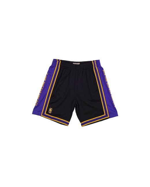 Mitchell & Ness Black Nba Reload Swingman Shorts "1996 Los Angeles Lakers for men