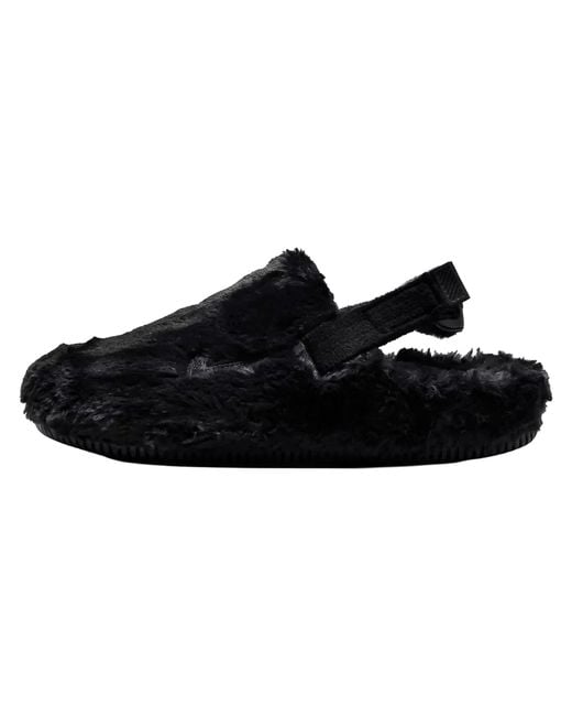Nike Black Calm Mule Se Fur" Fz3118 001"