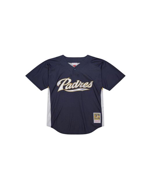Mitchell & Ness Blue Mlb Trevor Hoffman Authentic Batting Practice Pullover Jersey "2007 San Diego Padres – Abpjac20014 Sdpnavy07Thf" for men