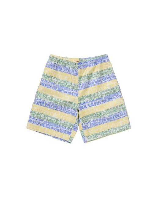 Supreme Black Cities Jacquard Short Su25418"