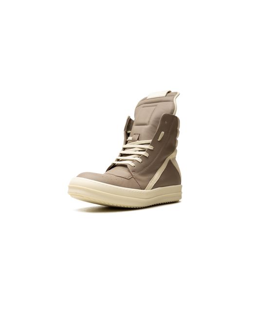 Rick Owens Black Hollywood Geobasket Sneaker High "Flesh Milk" Rp01E7894 Lco 6411"