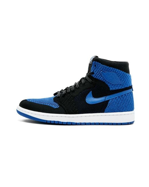 Nike Blue Air 1 Retro Hi Flyknit "Royal" 919704 006" for men