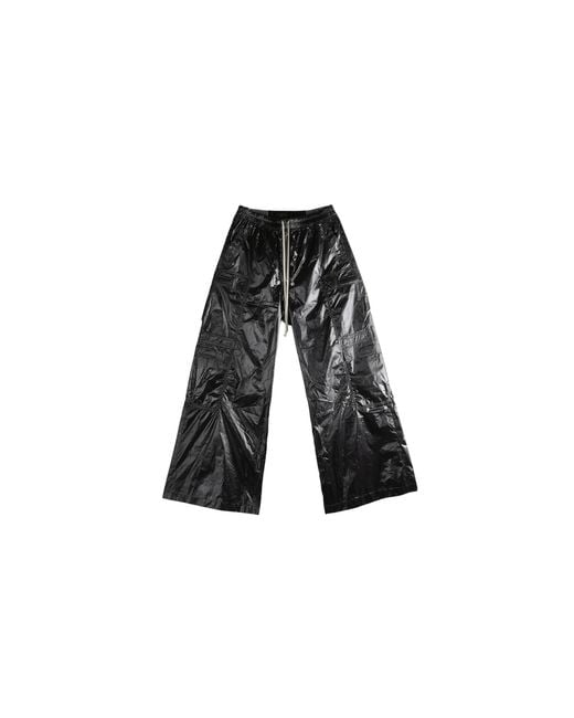 Rick Owens Black Nylon Double Cargo Jumbo Bela Pants Du01F4398 Nps 09" for men