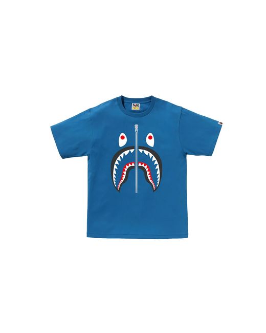 A Bathing Ape Blue Shark T-Shirt 0Zxtem110003N" for men