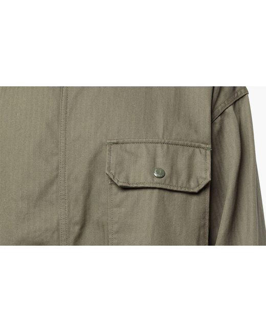 Engineered Garments Green Sonor Shirt Jacket for men