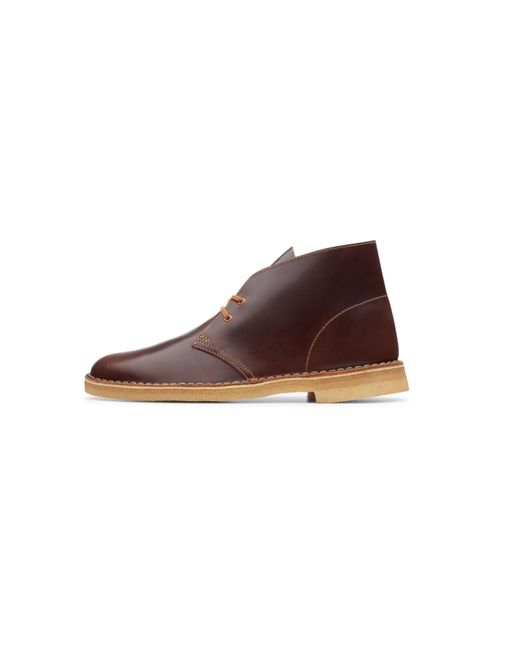 Clarks Brown Desert Boot "Tan Leather" 26148539" for men