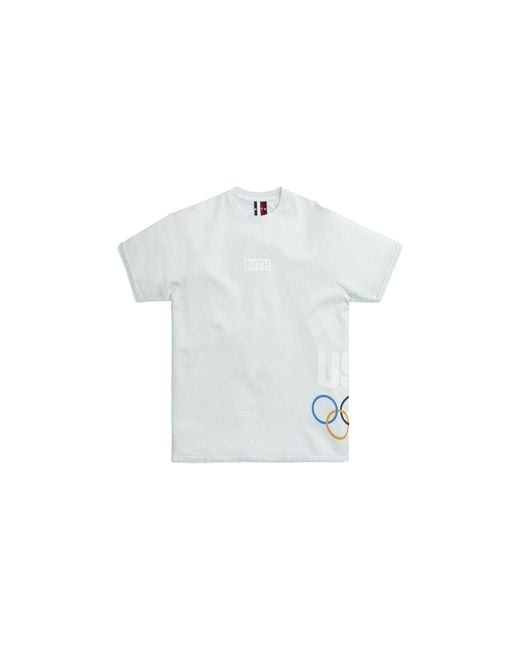 Kith Black Team Usa 5 Rings Howard T-Shirt "Glisten" 72" for men