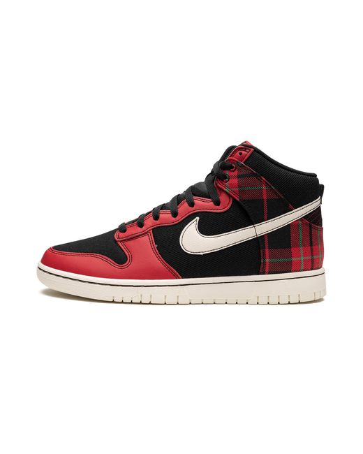 Nike Black Dunk High "Plaid for men