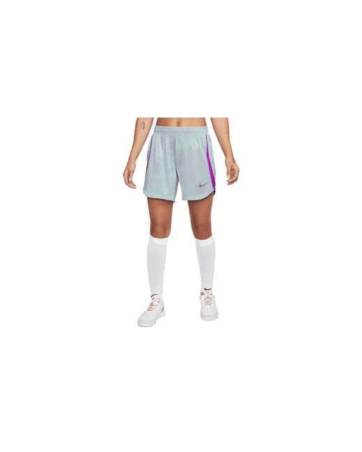 Nike Black Dri-Fit Strike Soccer Shorts "Vivid" Dv2867 551"
