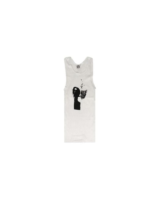Chrome Hearts Black Ribbed Richard Stark Tank Top Chrm0933" for men