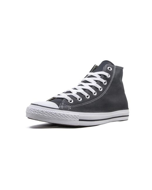 Converse Black Chuck Taylor All Star Hi Leather" 1S581" for men