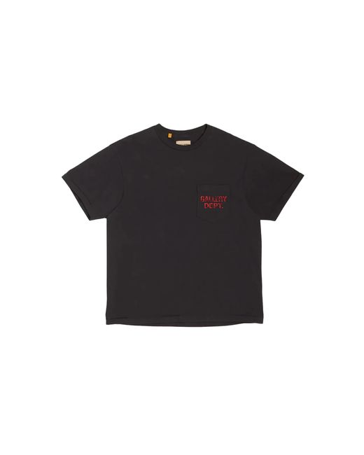 GALLERY DEPT. Black Logo Pocket T-Shirt Gdlpt 1000" for men