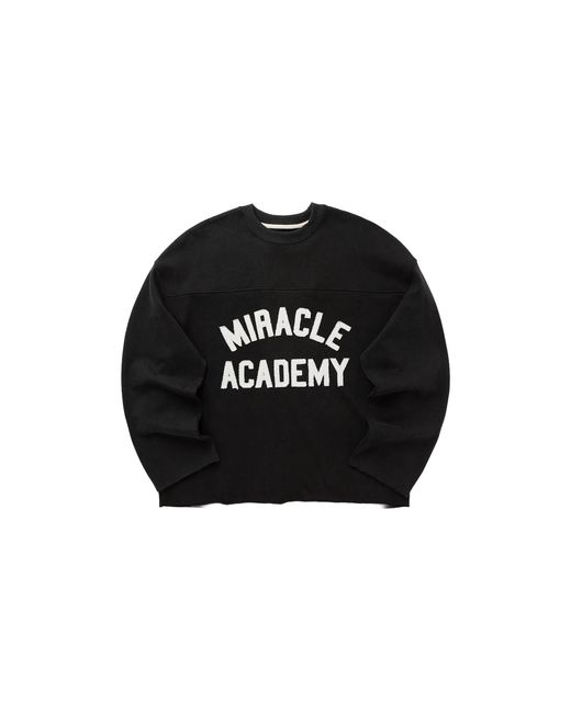 NAHMIAS Black Varsity Long Sleeve T-Shirt Sunfade" Y6 T27G32 021" for men