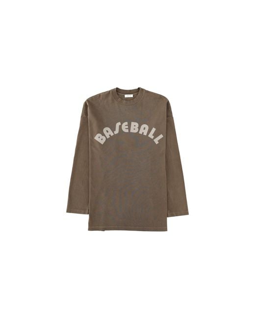 Fear Of God Black Baseball Long-Sleeve T-Shirt "Faded" Fg9M10 9954Hwj 298" for men