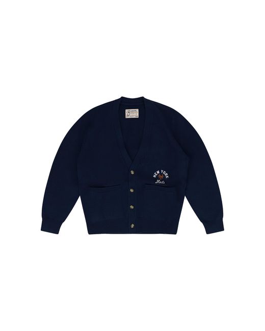 Aimé Leon Dore Blue New York Mets Cardigan Ald Mtps 0186" for men