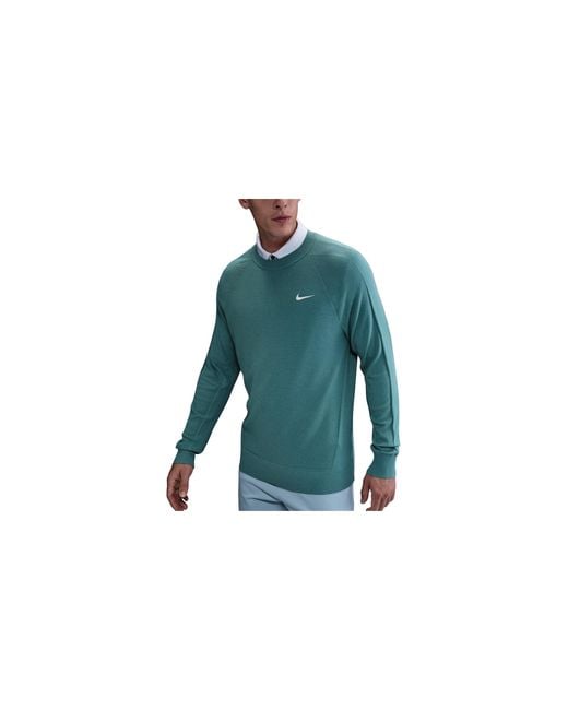 Nike Black Tour Sweater Knit Crew "Mineral Pale Ivory" Fq8832 379" for men