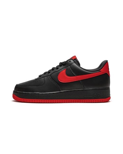 Nike Black Air Force 1 Low '07 "Bred" Dc2911 001" for men